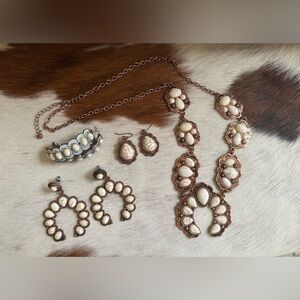 Western White Copper Jewelry Bundle